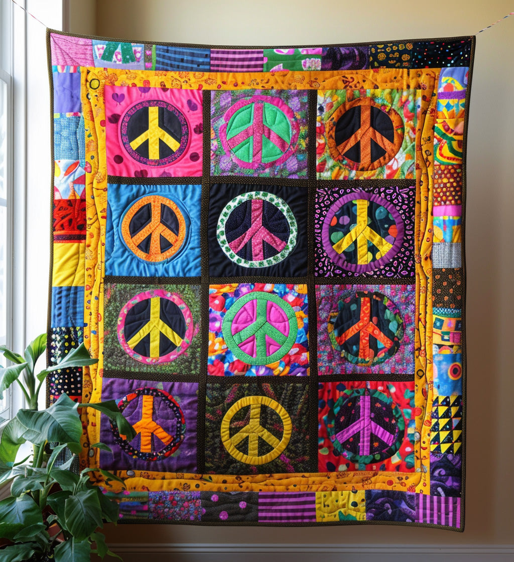 Trippy Tapestry Quilted Blanket Cute Blankets For Teens