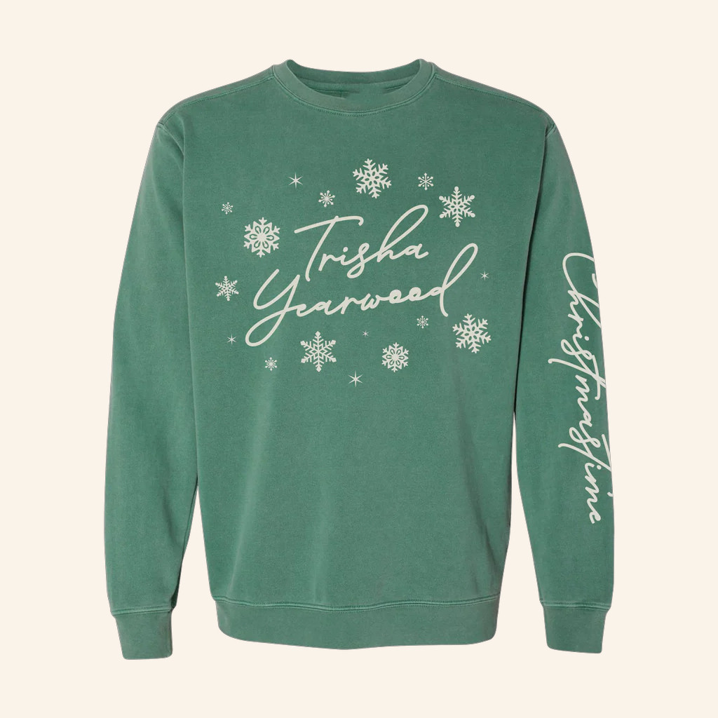Trisha Yearwood Merch 2025 Trisha Yearwood Christmastime Crewneck Sweatshirt Friends Gifts