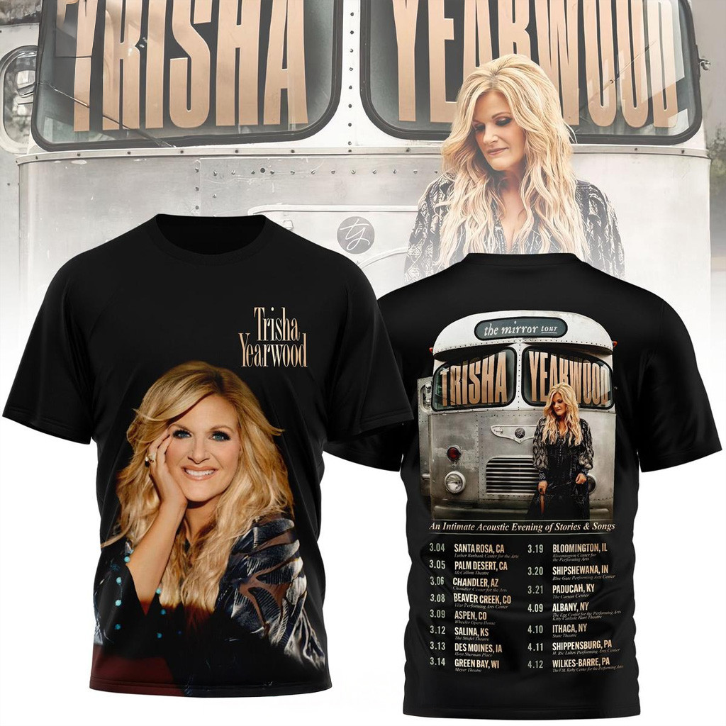 Trisha Yearwood The Mirror Tour T-Shirt Trisha Yearwood Merch Gifts For Mom