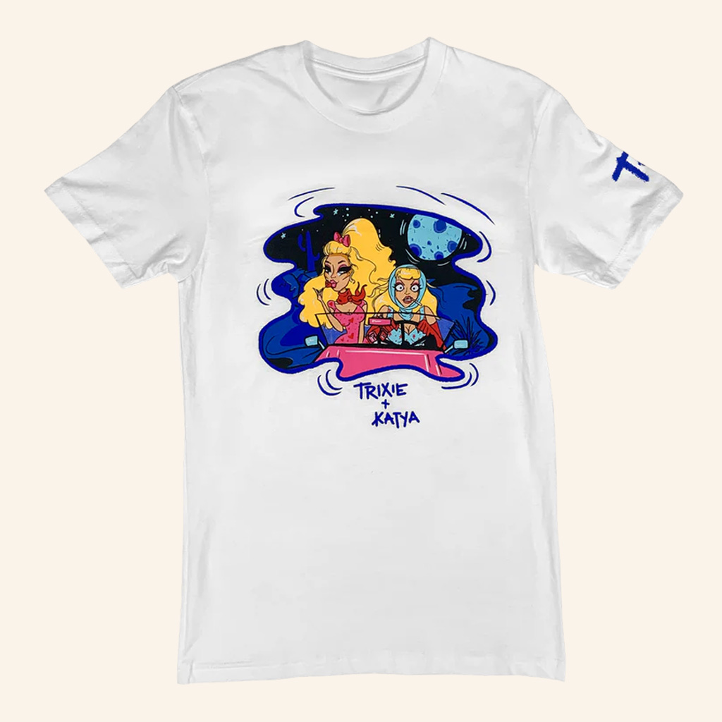 Trixie And Katya Merch Thelma And Louise White T-Shirt Best Gifts For Dudes Trixie And Katya Merch Thelma And Louise White T-Shirt Best Gifts For Dudes