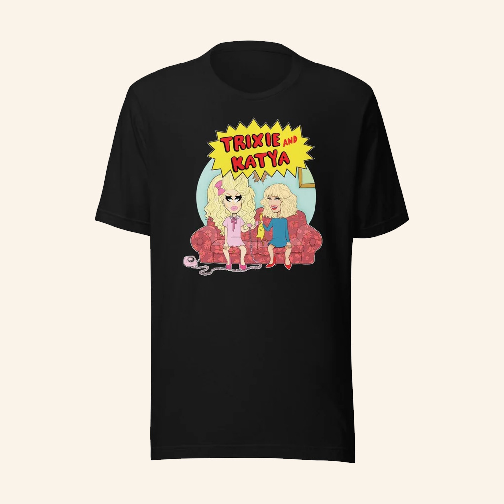 Trixie And Katya Merch Trixie And Katya Couch T-Shirt Gifts For Husband Trixie And Katya Merch Trixie And Katya Couch T-Shirt Gifts For Husband