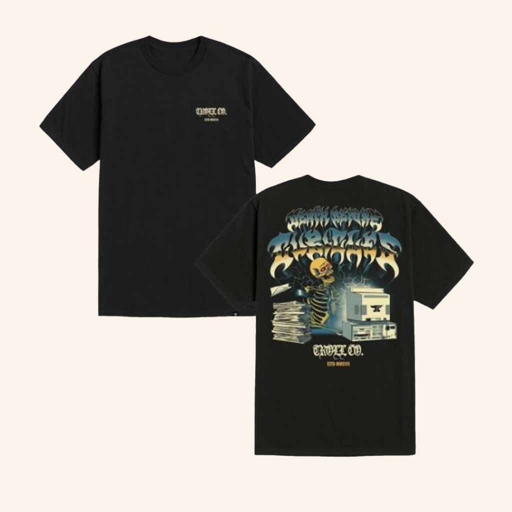 Troll Co Clothing Merch Death Before Cubicles CPU Shirt Halloween Gifts For Friend Troll Co Clothing Merch Death Before Cubicles CPU Shirt Halloween Gifts For Friend