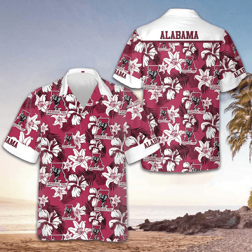 Tropical Alabama Hawaiian Shirt Button Down Beach Shirts Gifts For Alabama Lovers Tropical Alabama Hawaiian Shirt Button Down Beach Shirts Gifts For Alabama Lovers