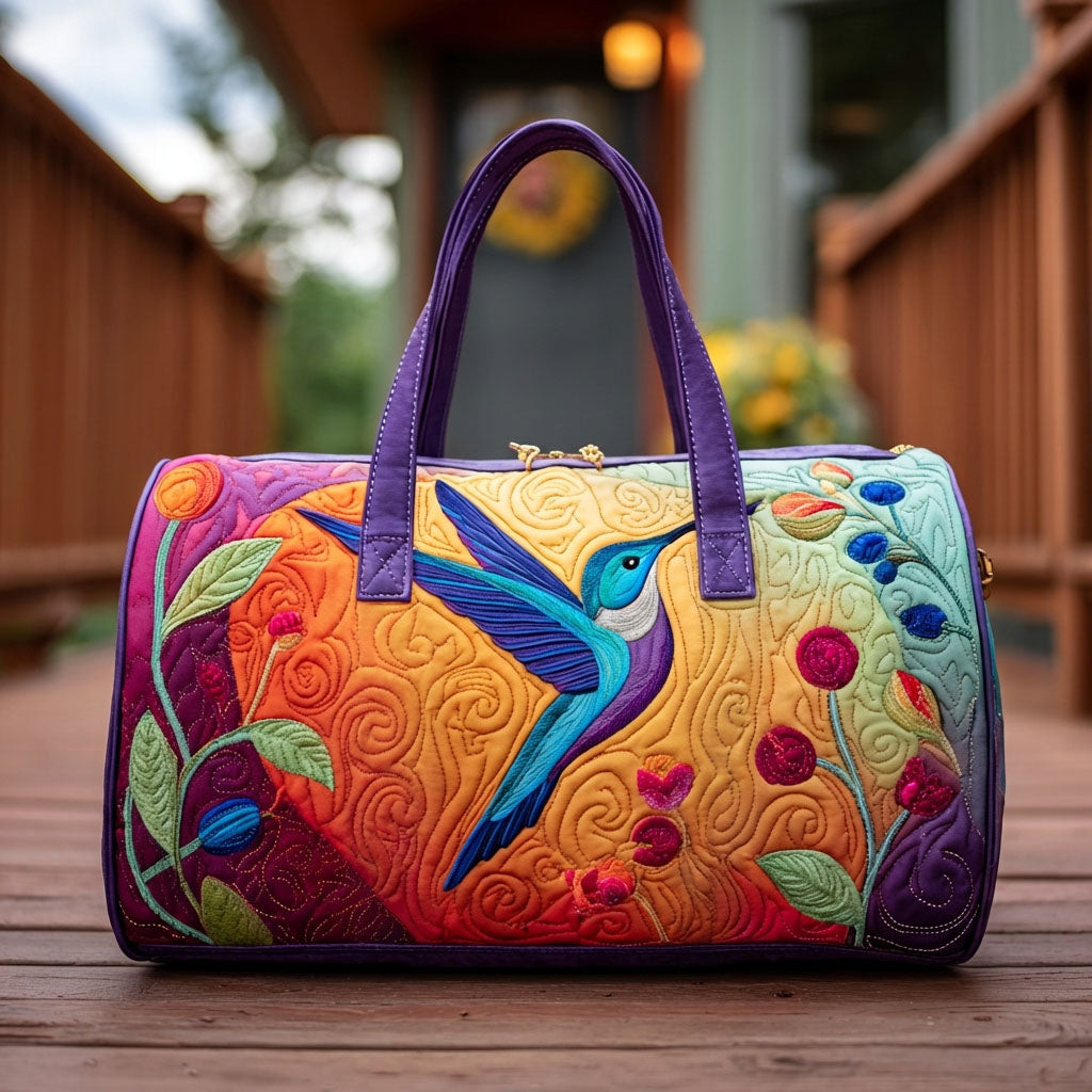 Tropical Butterfly Quilted Duffle Bag Beach Travel Gear Best Gift For Nature Fans