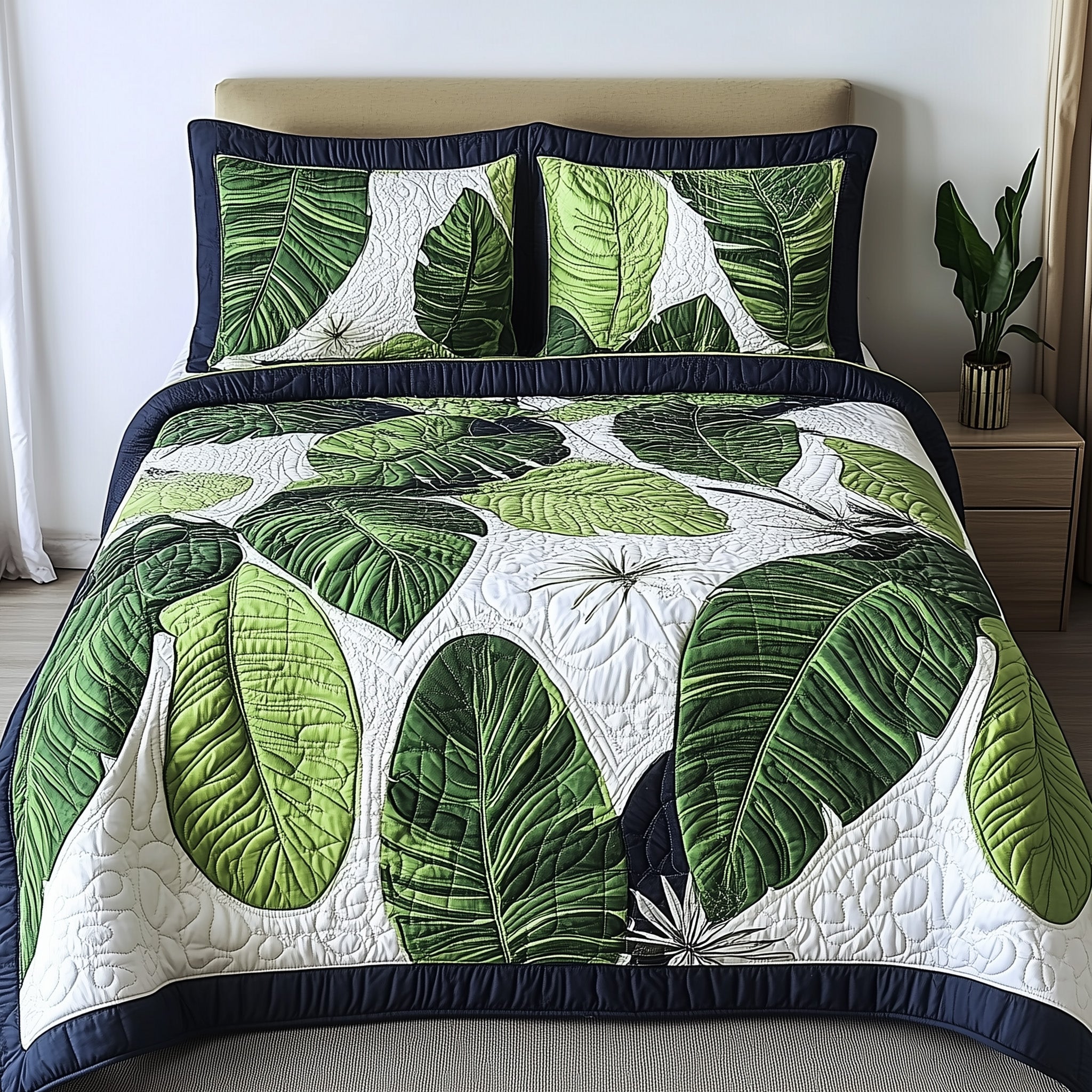 Tropical Dream Quilted Bedding Set Duvet Cover Merchandise Meaningful Gifts For Dad