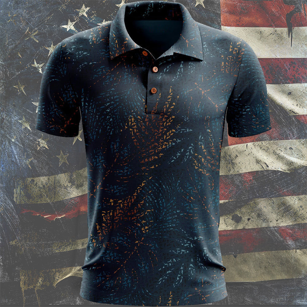 Tropical Entanglement Polo Shirt Mens Golf Polo Shirts Best Gift Ideas For Golfers