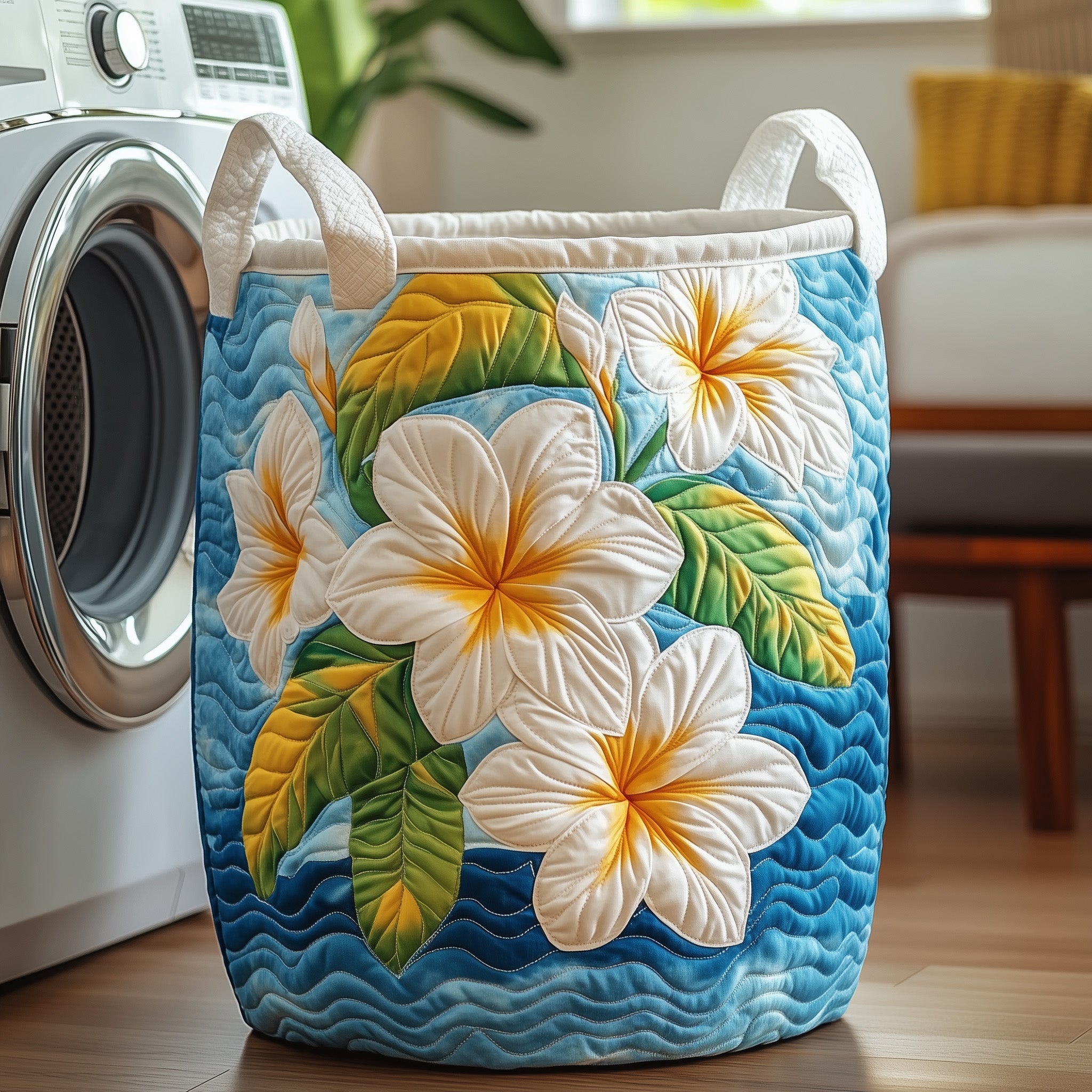 Tropical Quilted Laundry Basket Sunflower Gifts For Friends