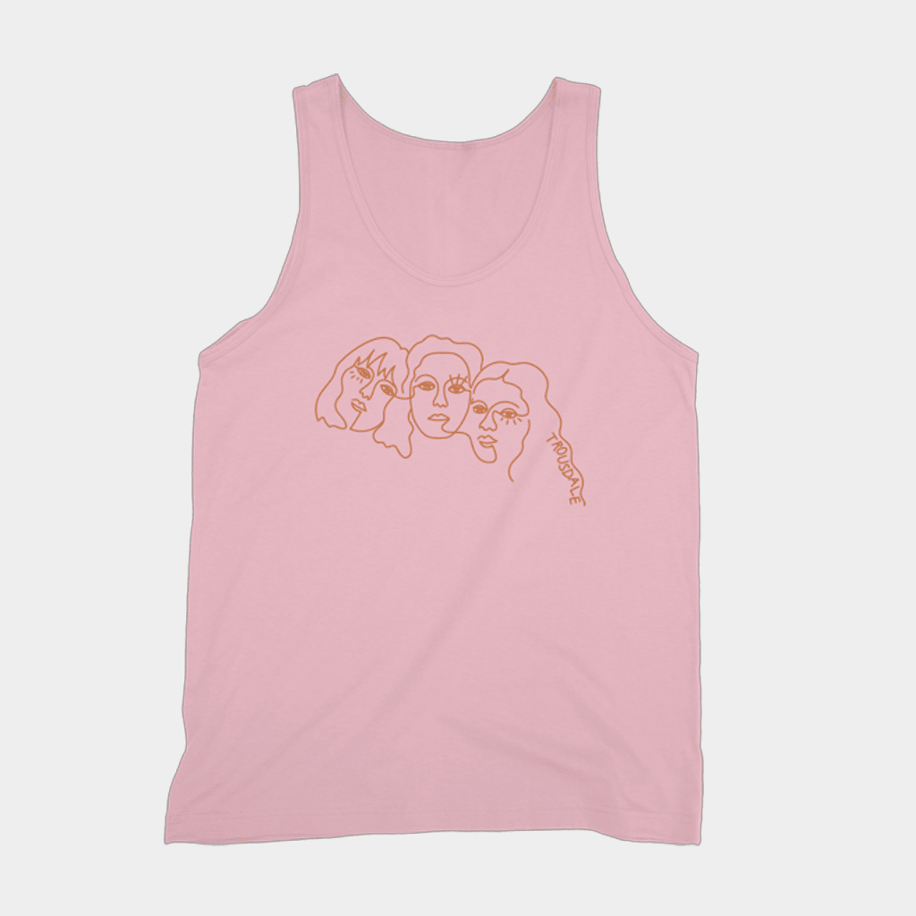 Trousdale Merch One Line Tank Top Trousdale Shirt Best Gifts For Wife Music Lovers-1 Trousdale Merch One Line Tank Top Trousdale Shirt Best Gifts For Wife Music Lovers-1