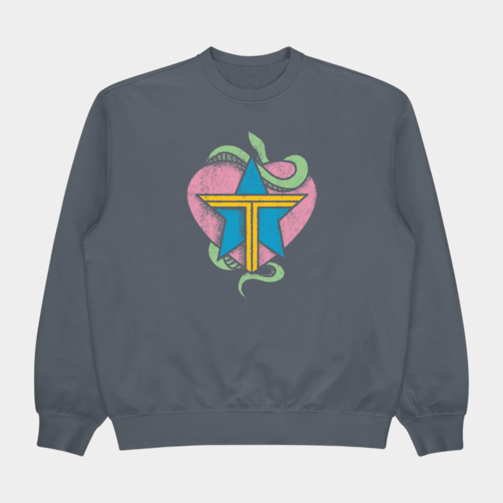 Trousdale Merch Trousdale Icon Crewneck Sweatshirt Cool Gifts For Music Lovers-1