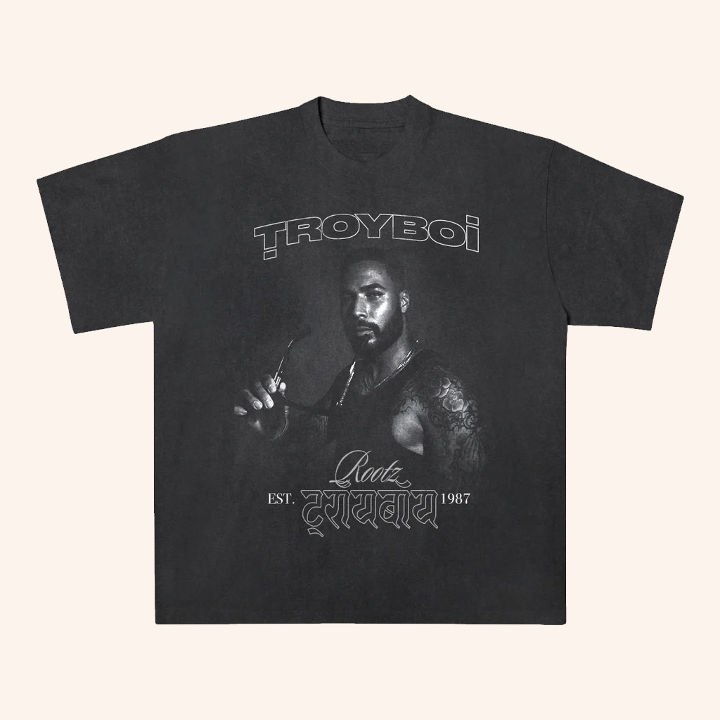 TroyBoi Merch TroyBoi Rootz Portrait T-Shirt Great Gifts For DJ Fans TroyBoi Merch TroyBoi Rootz Portrait T-Shirt Great Gifts For DJ Fans