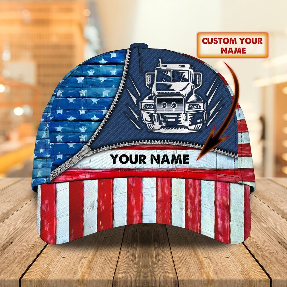 Trucker America Customized Name 3D Cap Farm Cap Farmer Baseball Cap Gift For Farmer