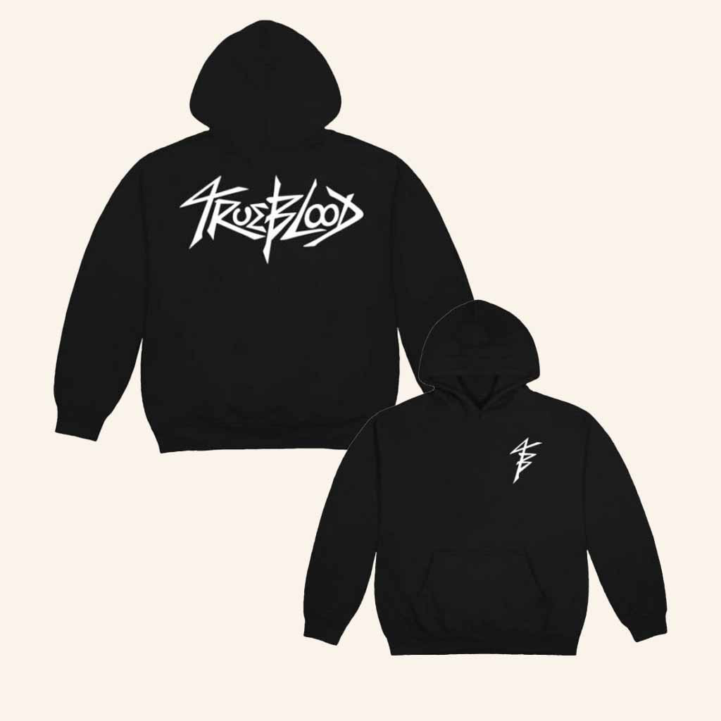 True Blood The Band Merch Trueblood Logo Black Hoodie Fan Apparel Gifts For Dad True Blood The Band Merch Trueblood Logo Black Hoodie Fan Apparel Gifts For Dad