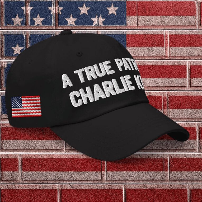 True Patriot Charlie Kirk Freedom Embroidered Hat Turning Point USA Merch Gift for Patriots