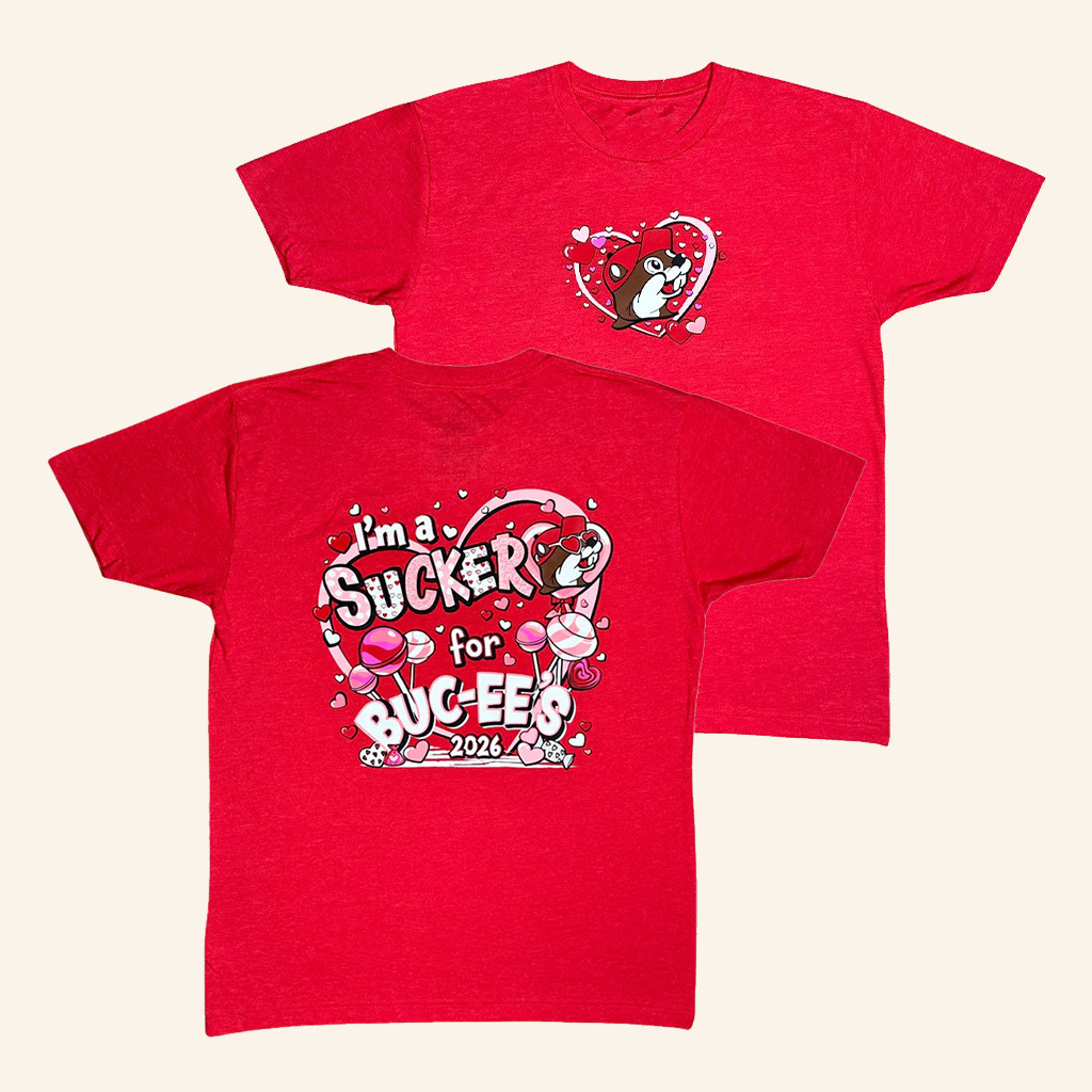 True Texas Merch I'm A Sucker For Buc Ee's 2026 T-Shirt Buc Ee's Merch Valentine's Day Gifts