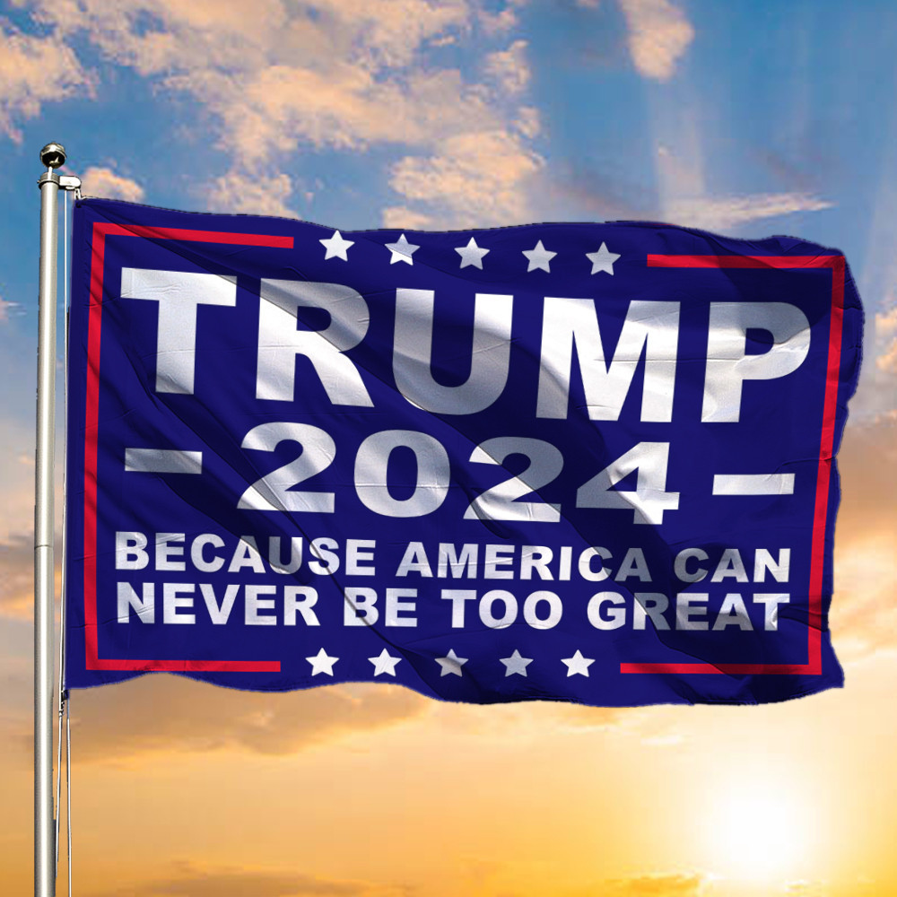 Trump 2024 Ornament American Eagle Shape Because America Can Never Be Too Great Trump Merch