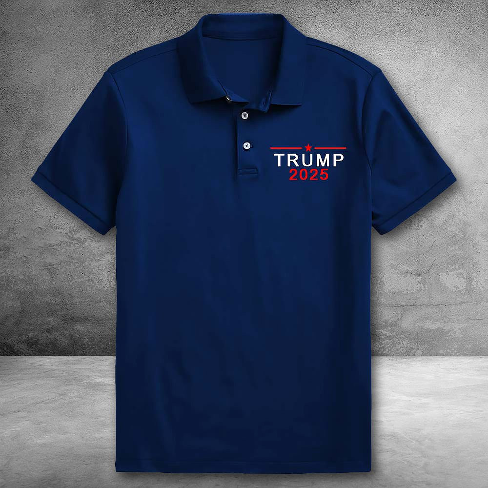 Trump 2025 Polo Shirt Make America Great Again Shirt Gifts For Trump Lovers