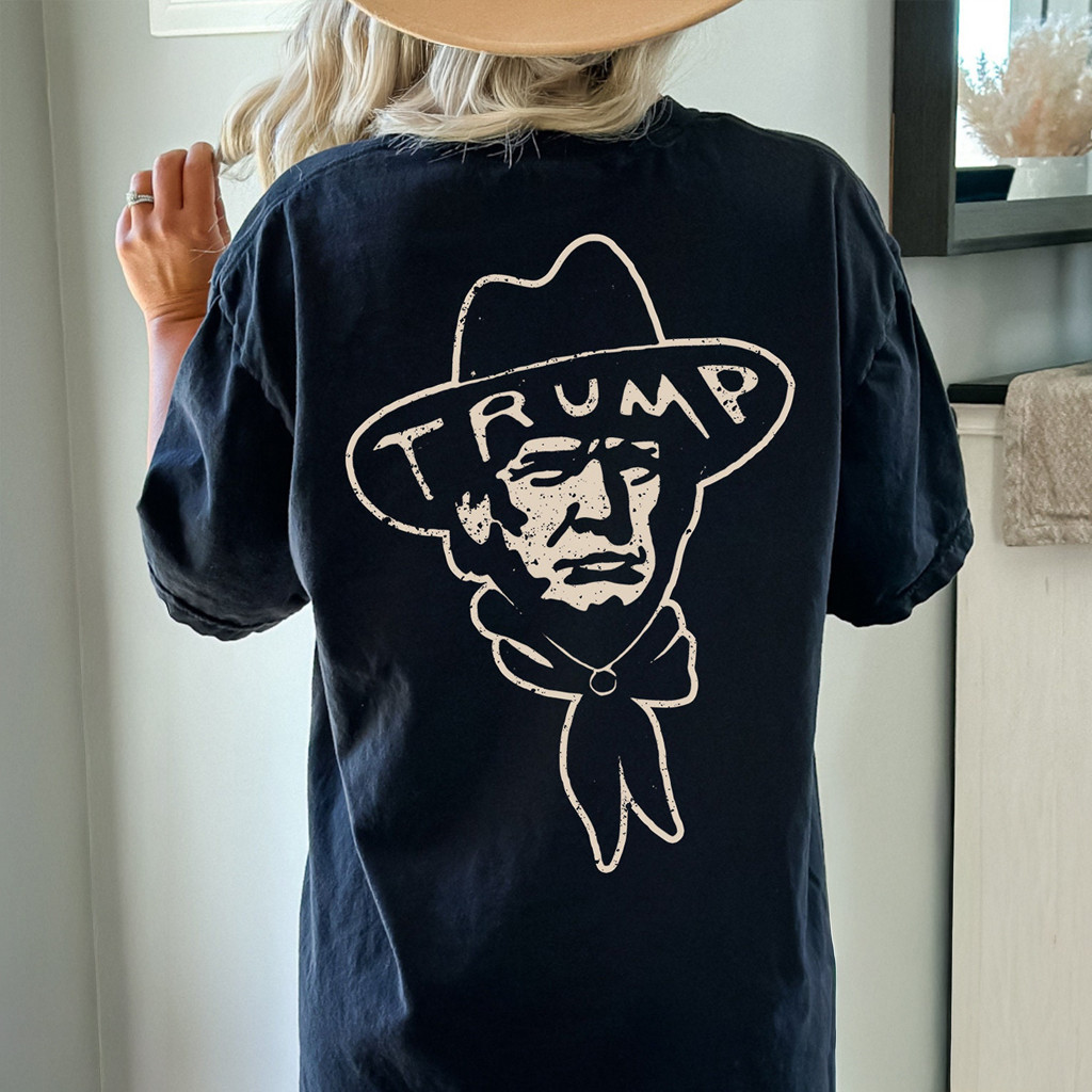 Trump Cowboy T-Shirt Western Donald Trump Shirt Gifts For Trump Supporters Trump Cowboy T-Shirt Western Donald Trump Shirt Gifts For Trump Supporters