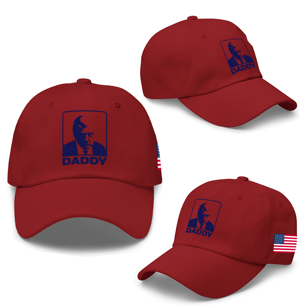 Trump Daddy Red Hat Make America Great Again Hat Gifts For Father