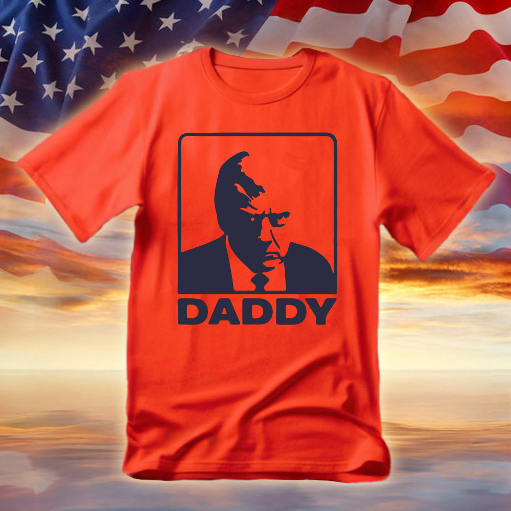 Trump Daddy Red Shirt Make America Great Again T-Shirt Gifts For Father