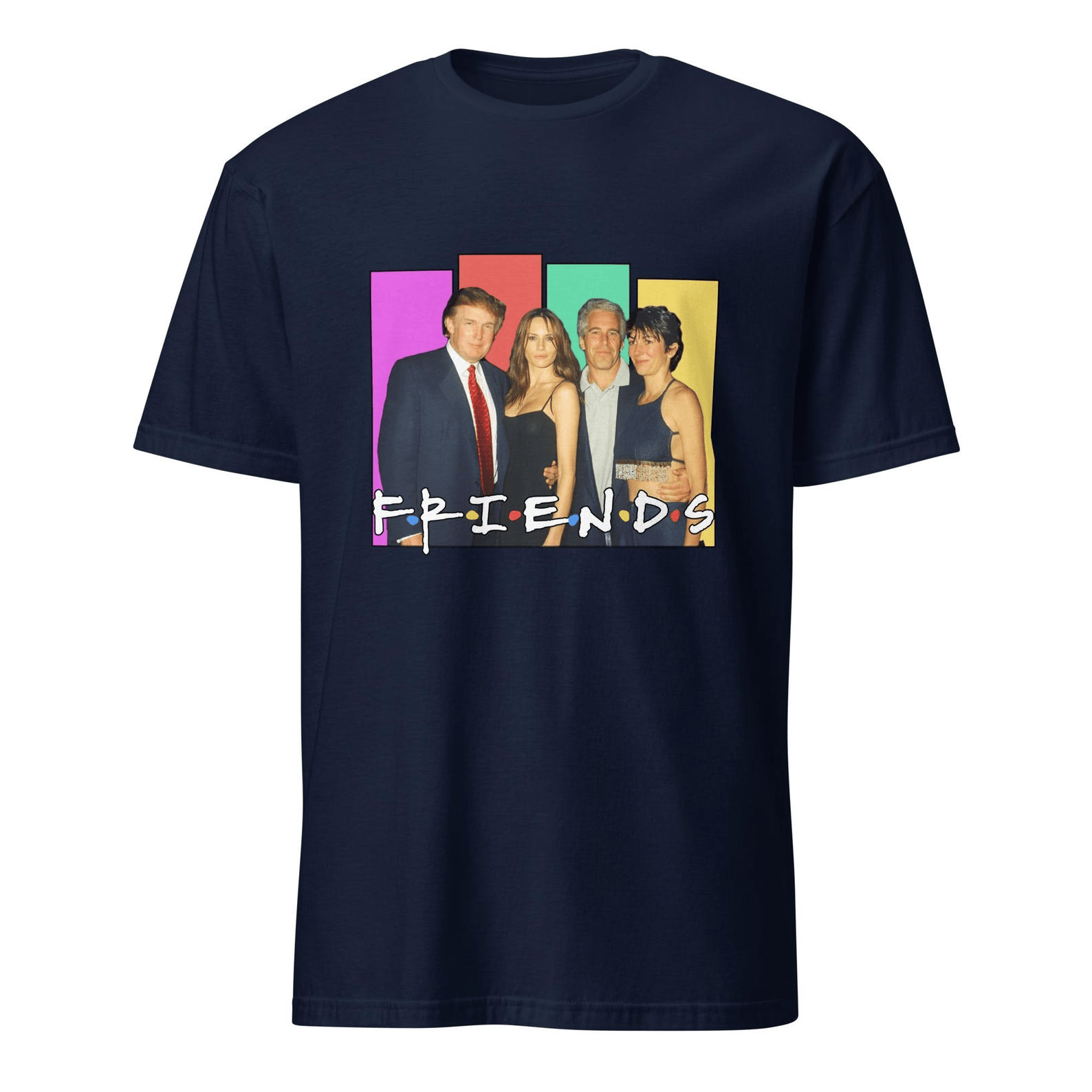Trump Epstein List Shirt Donald Trump And Jeffrey Epstein Best Friends Parody Tee