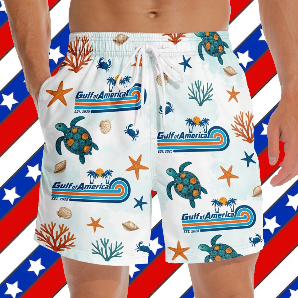 Trump EST. 2025 Hawaiian Shorts Trump Merch Gifts For Republicans Supporters