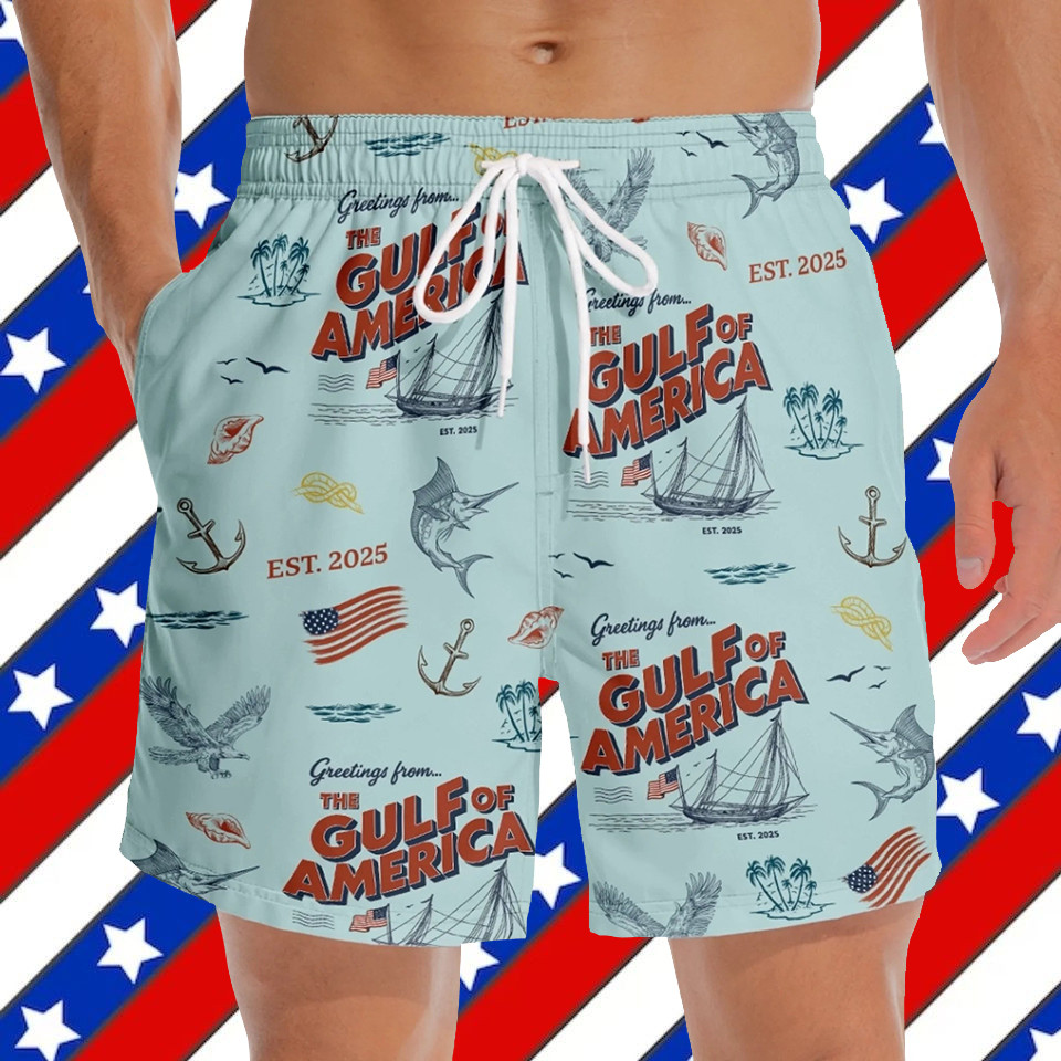 Trump EST.2025 Eagle Greetings From Hawaiian Shorts Outfit Trump Supporter Gifts