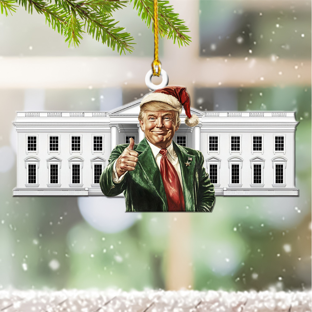 Trump I'll Be Home For Christmas Ornament Humorous Trump Won Ornament Home Decor