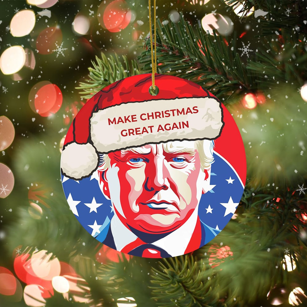 Trump It's Beginning to Look a Lot Like I Told You So Ornament Humor
