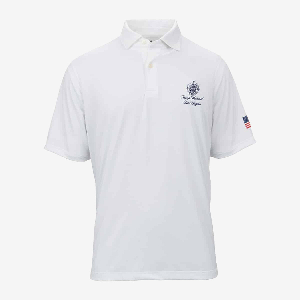 Trump Los Angeles Polo Shirt American Flag Graphic 45 47 Clothes Gifts For Dad