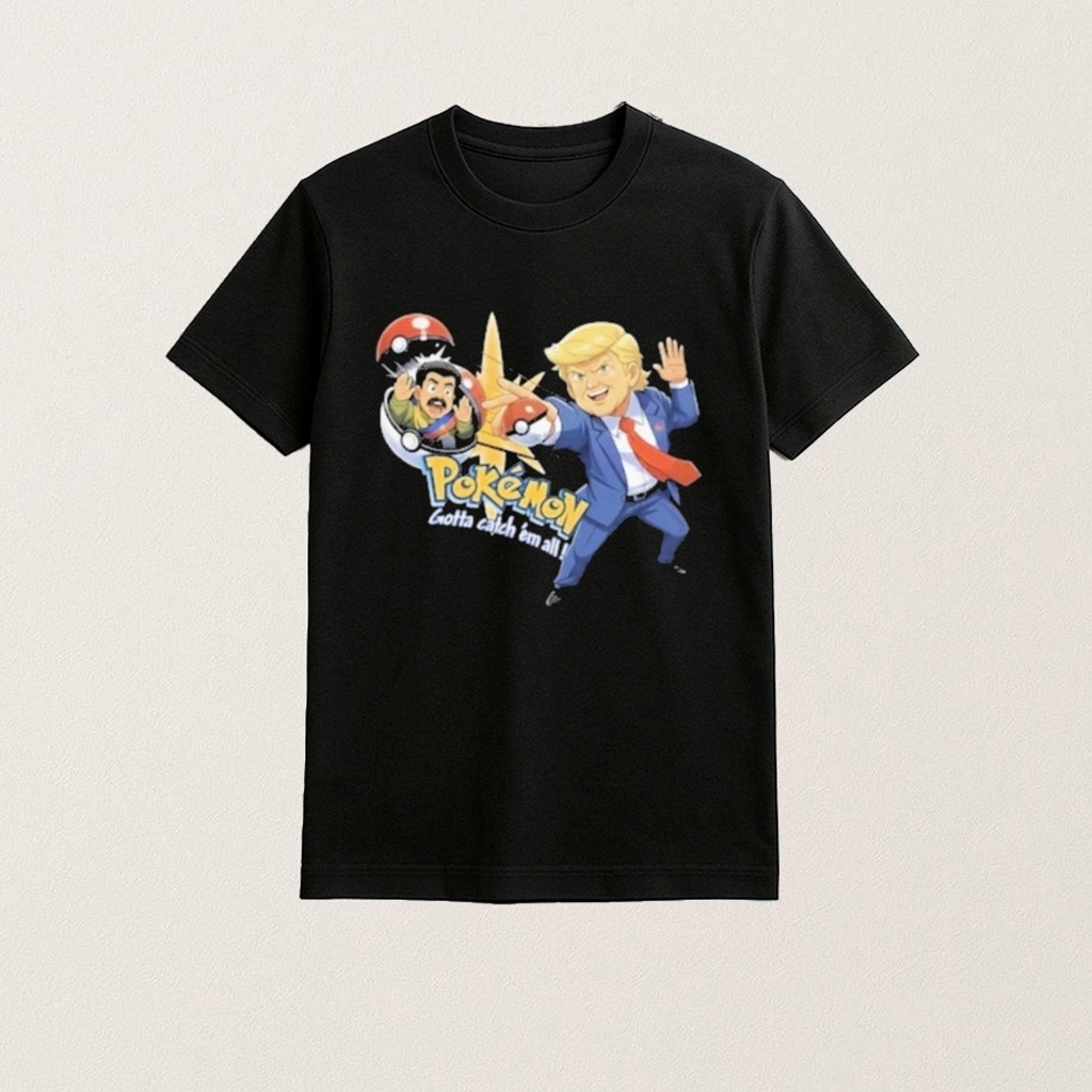 Trump Maduro Venezuela Pokemon Shirt Funny Gifts For Husband
