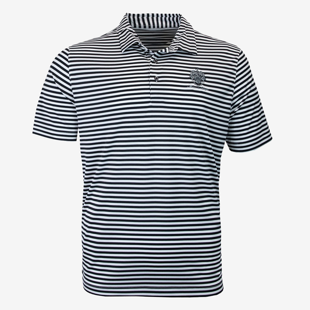 Trump Mar-a-Lago Stripe Polo Shirt MAGA 45 47 Clothes Gofts Gifts For Trump Lovers