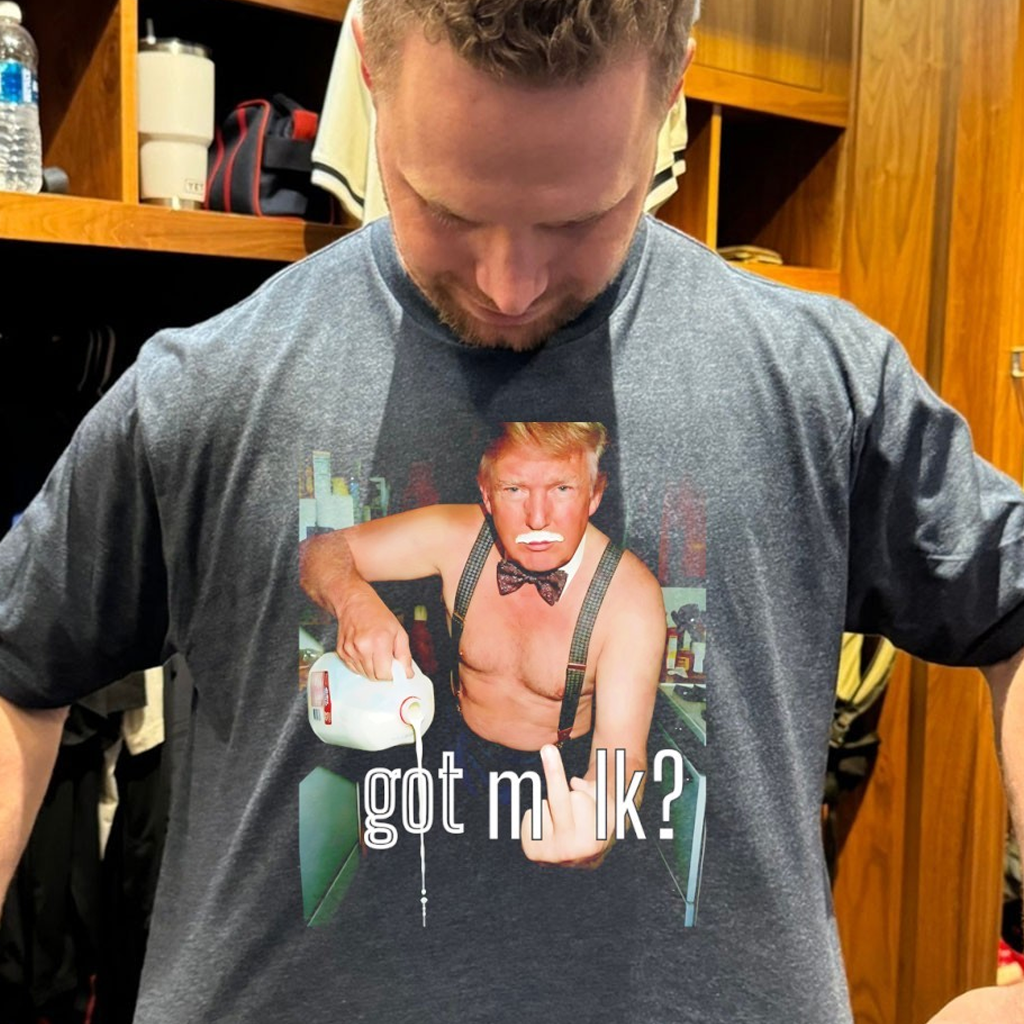 Trump Middle Finger Got Milk Meme Shirt Birthday Present For Dad Trump Middle Finger Got Milk Meme Shirt Birthday Present For Dad