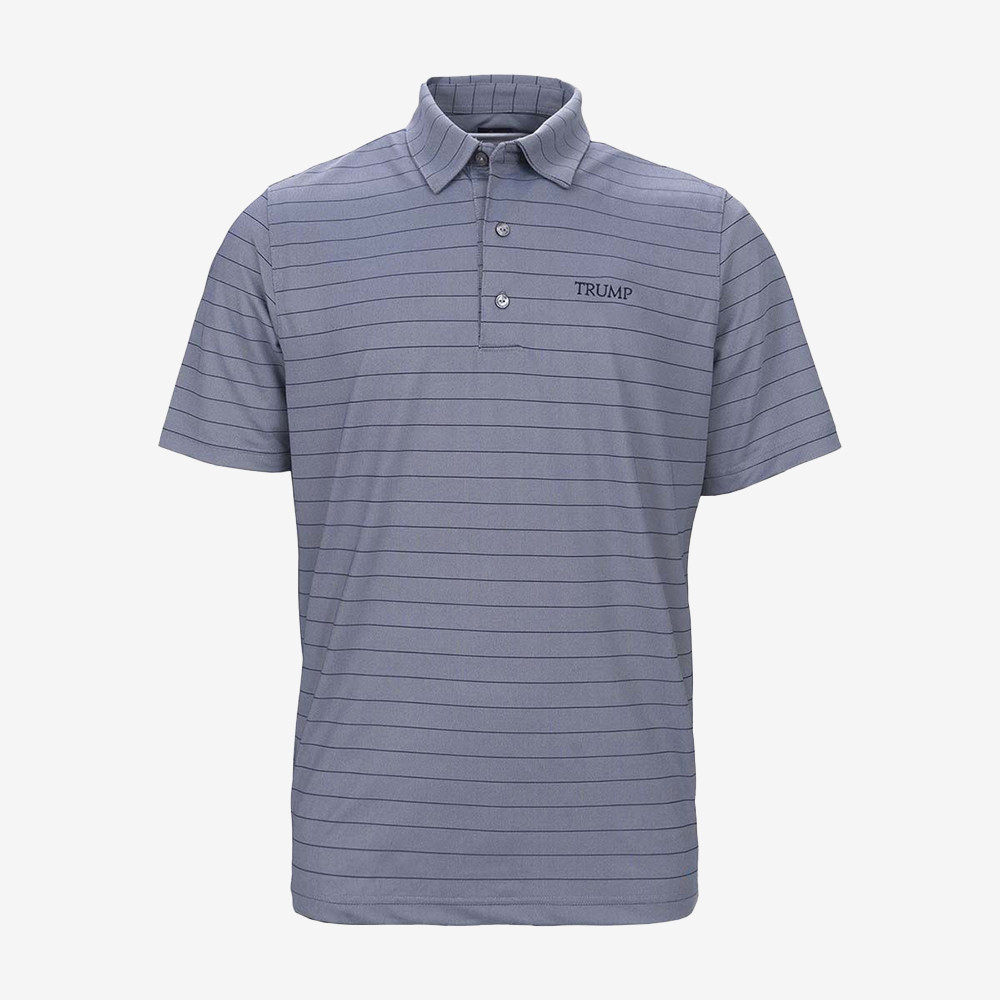 Trump Stripe Polo Shirt Support Trump Clothes Gift Ideas For Husband