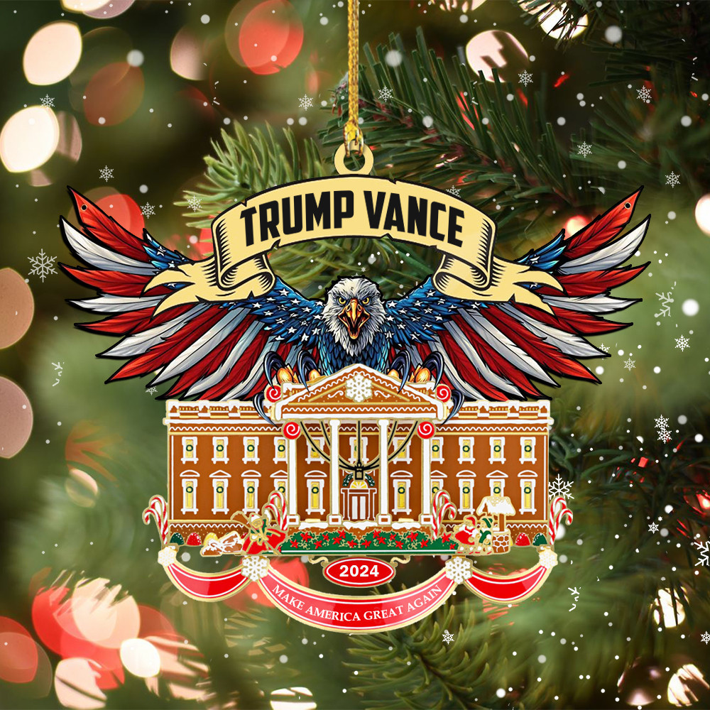 Trump Vance 2024 US Eagle Ornament Make America Great Again