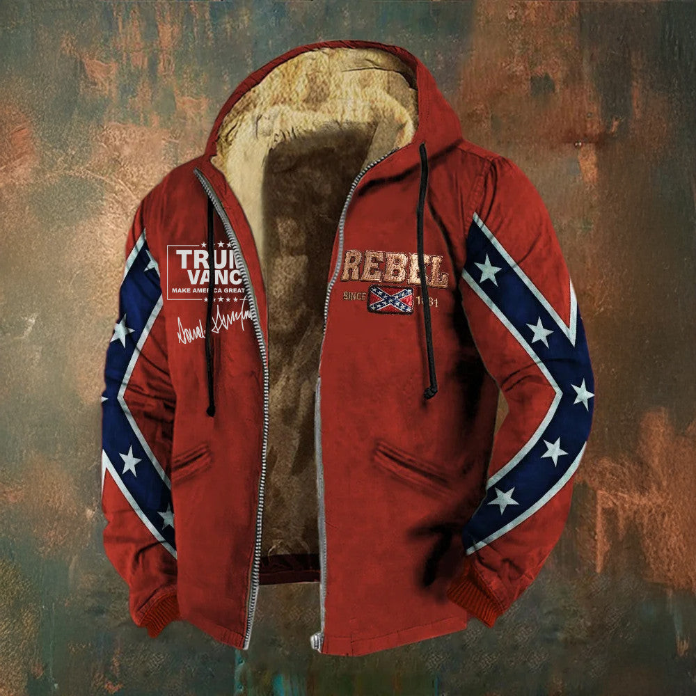 Trump Vance Make America Great Again Zip Hoodie MAGA Old Dixie Merch Southern Cross Apparel Trump Vance Make America Great Again Zip Hoodie MAGA Old Dixie Merch Southern Cross Apparel