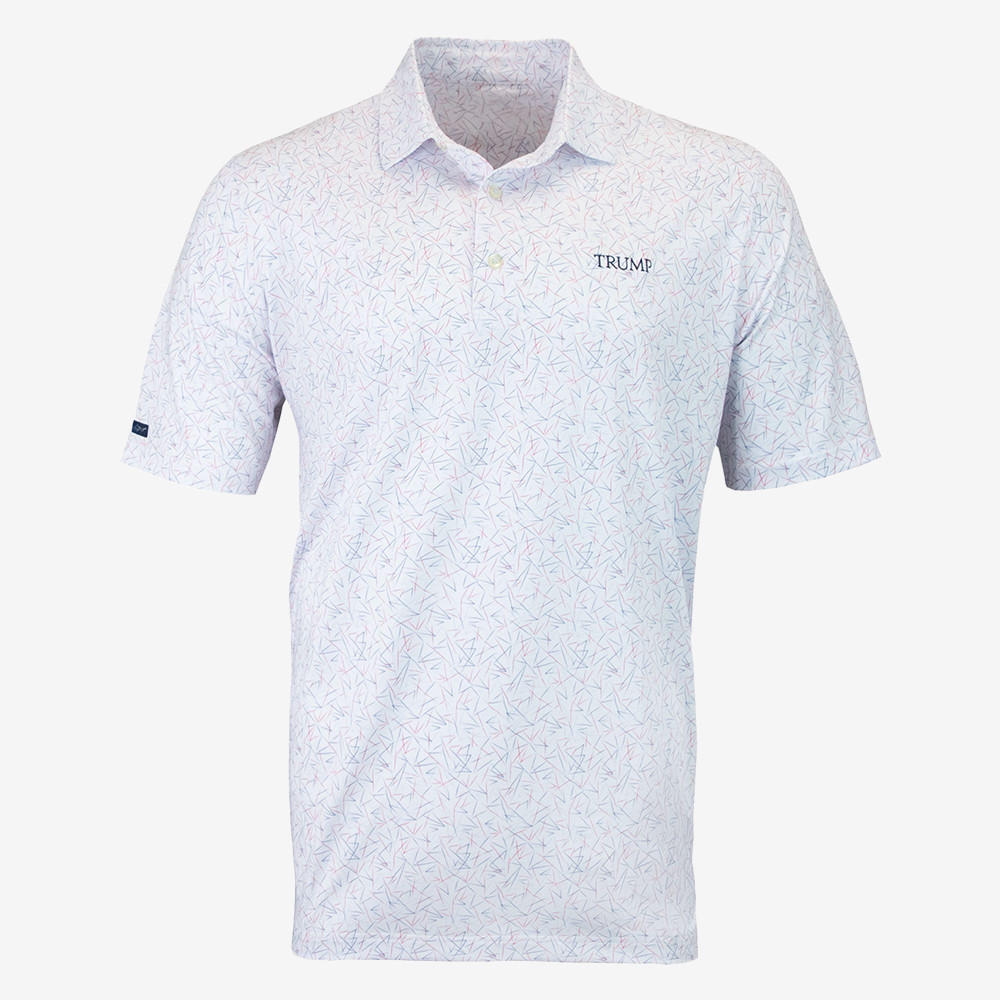 Trump Victory Flag Polo Shirt 45 47 MAGA Clothes Unique Gifts For Republic