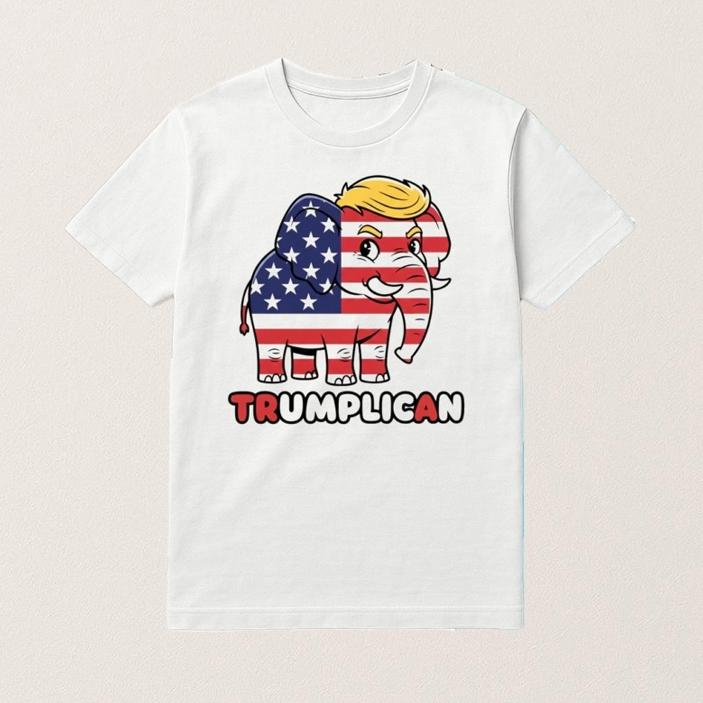 Trumplican Elephant T-Shirt Trump Shirt Patriotic Gifts For Father Trumplican Elephant T-Shirt Trump Shirt Patriotic Gifts For Father