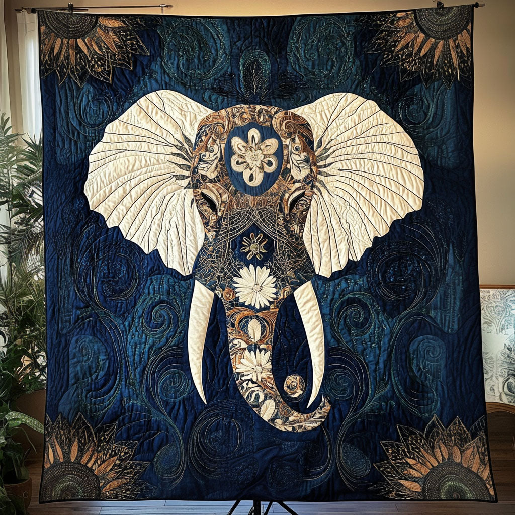 Trunk of Power Quilted Blanket Cute Bedroom Decor Gifts For The Hippie Mom