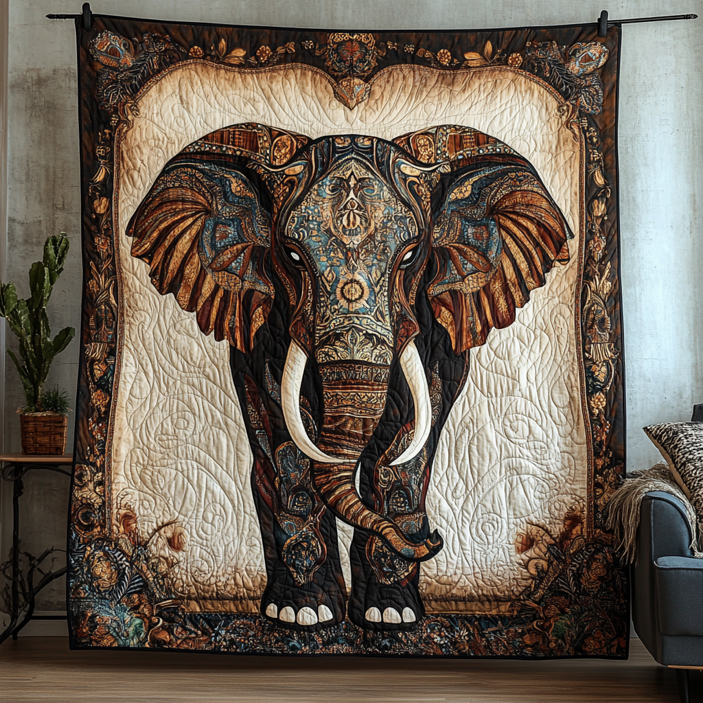 Trunkful of Dreams Quilted Blanket Best White Elephant Gifts 2025