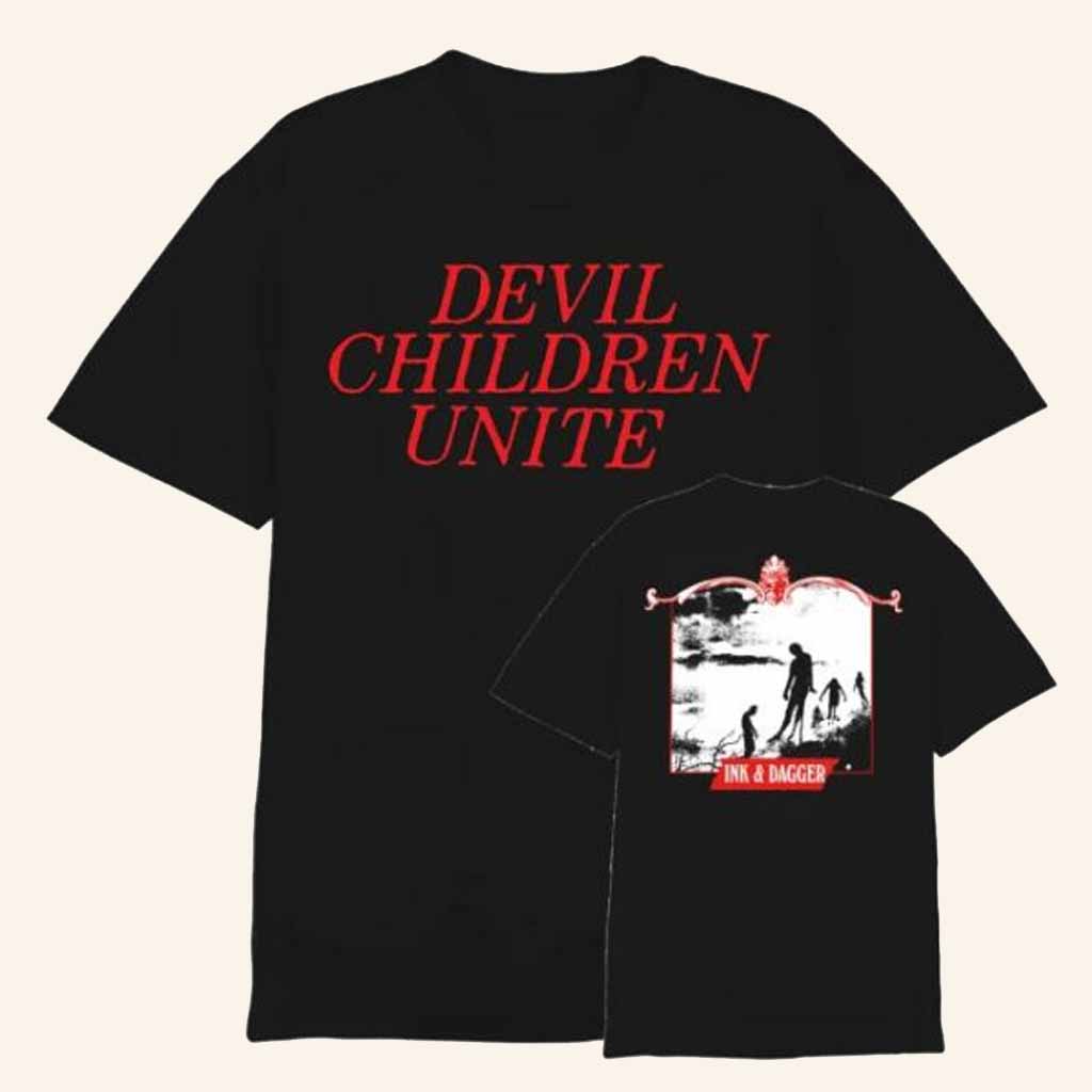 Trust Records Merch Devil Children Unite Black Shirt Birthday Gifts For Boyfriend Trust Records Merch Devil Children Unite Black Shirt Birthday Gifts For Boyfriend