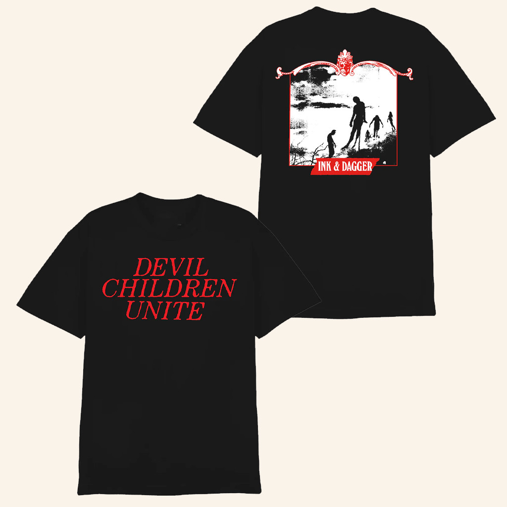 Trust Records Merch Devil Children Unite Black T-Shirt Christmas Gifts For Him Trust Records Merch Devil Children Unite Black T-Shirt Christmas Gifts For Him
