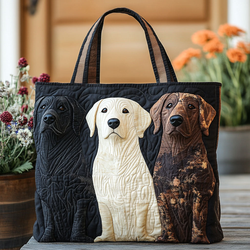 Trusty Trio Quilted Tote Bag Christmas Gift Ideas For Dog Owners