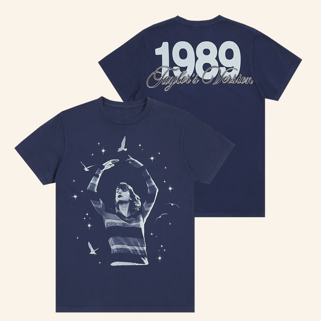 TS Merch 1989 Taylor's Version Seagull Design T-Shirt Gifts For Swifties