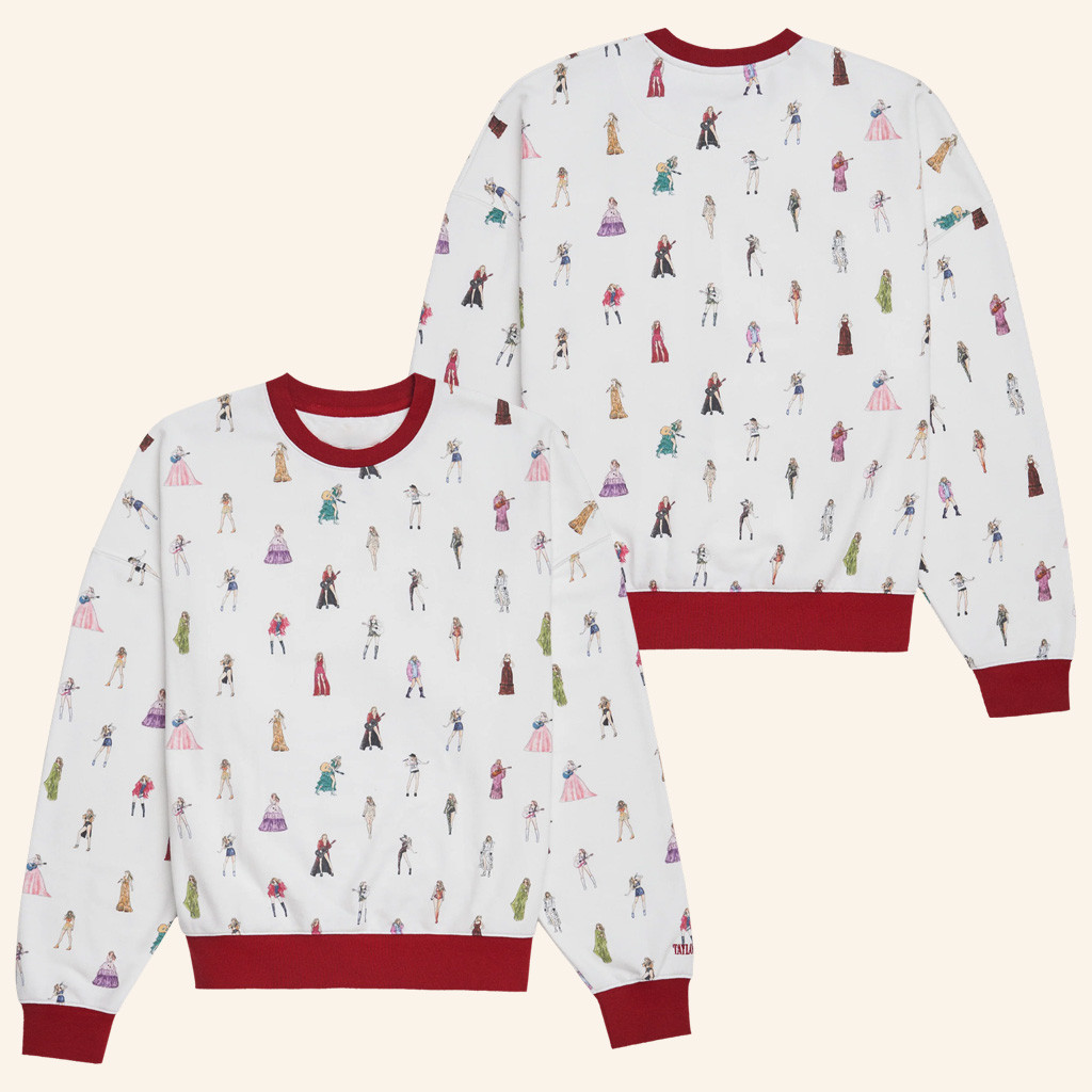 TS Merch The Eras Tour Crewneck Sweatshirt Swifties Merch Gifts For Girlfriend