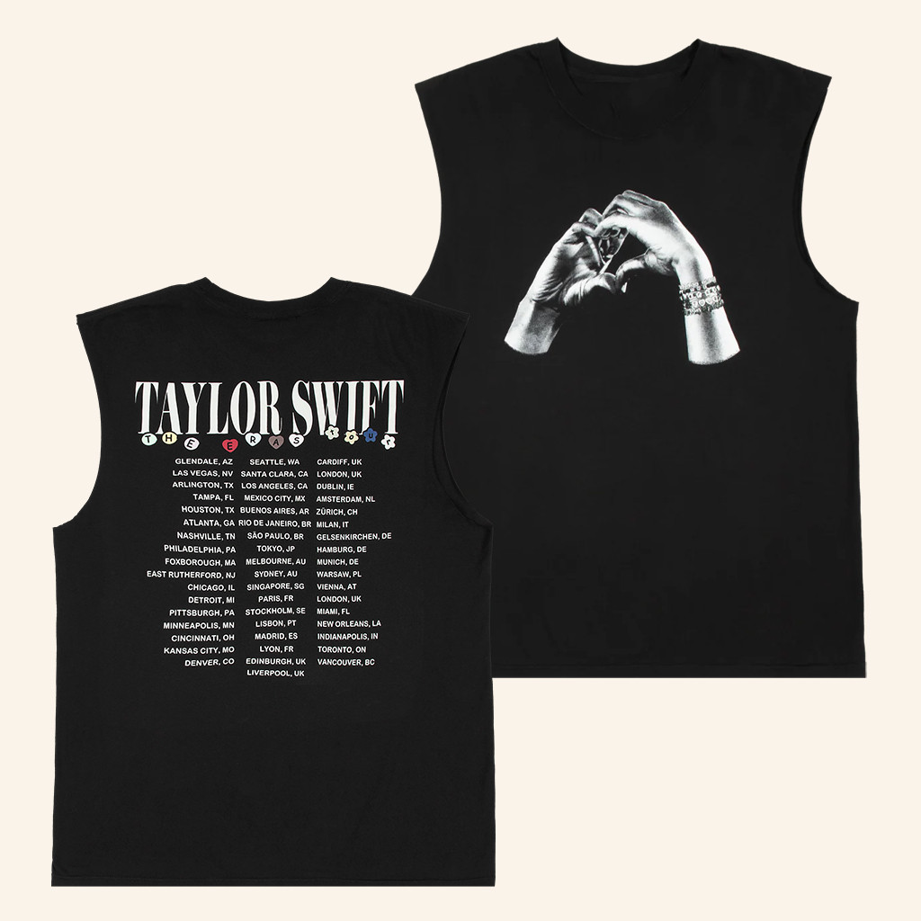 TS Merch The Eras Tour Heart Hands Tank Top Best Gift For Swifties TS Merch The Eras Tour Heart Hands Tank Top Best Gift For Swifties