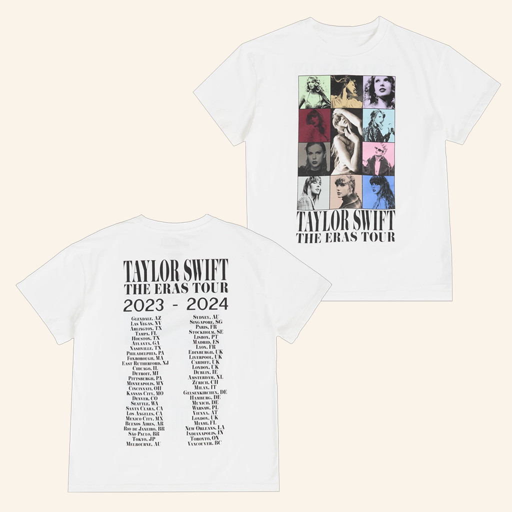 TS Merch The Eras Tour Through Vancouver II White T-Shirt Gifts For Swifties TS Merch The Eras Tour Through Vancouver II White T-Shirt Gifts For Swifties