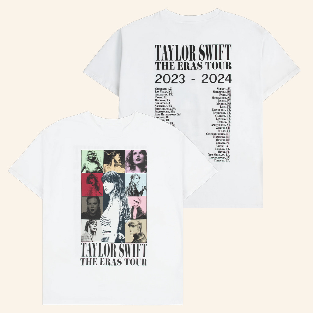 TS Merch TS The Eras Tour Through Toronto White T-Shirt Gift For Swifties