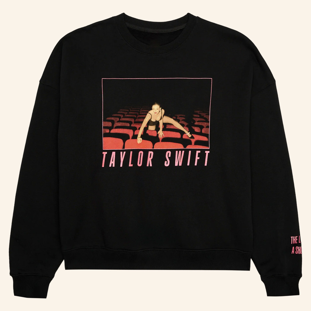 TS Showgirl Merch Showgirl It's Frightening Black Sweatshirt Cool Gifts For Swifties TS Showgirl Merch Showgirl It's Frightening Black Sweatshirt Cool Gifts For Swifties