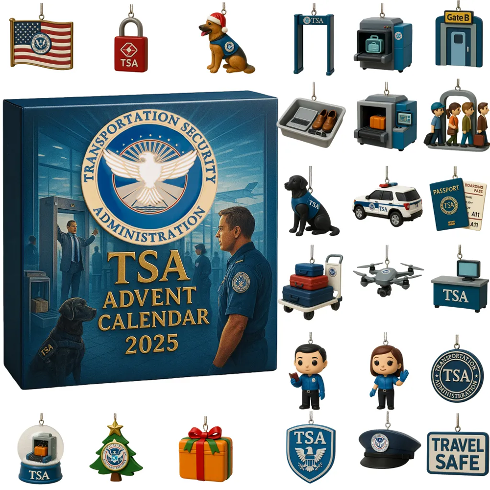TSA Advent Calendar 2025 24 Day Christmas Countdown Christmas Gifts For Him