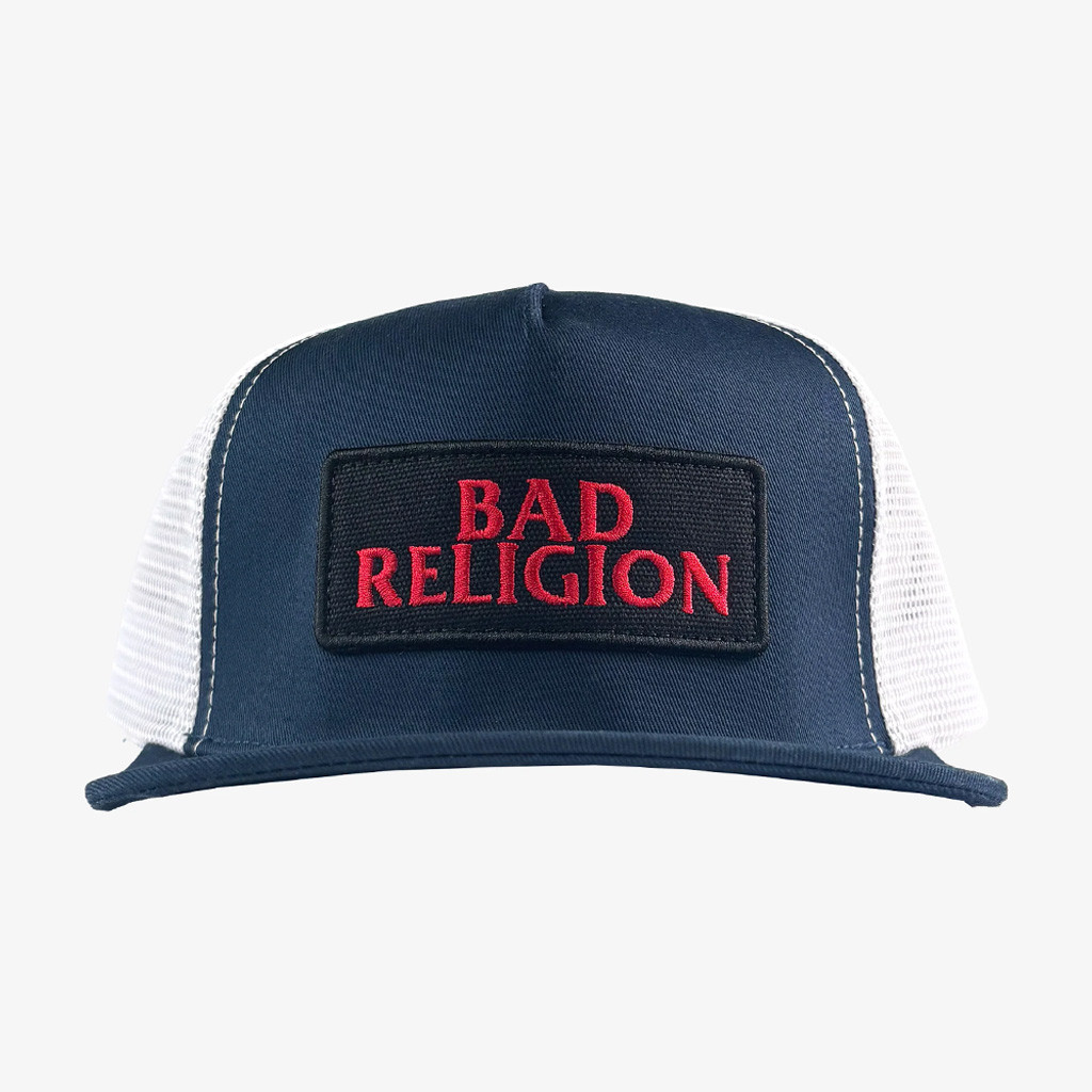 TSUR Hat Bad Religion Text Trucker Snapback Hat Embroidered Gifts For Husband